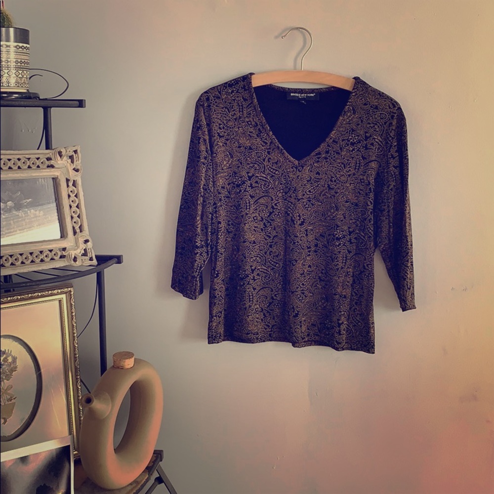 Vintage V Neck Top